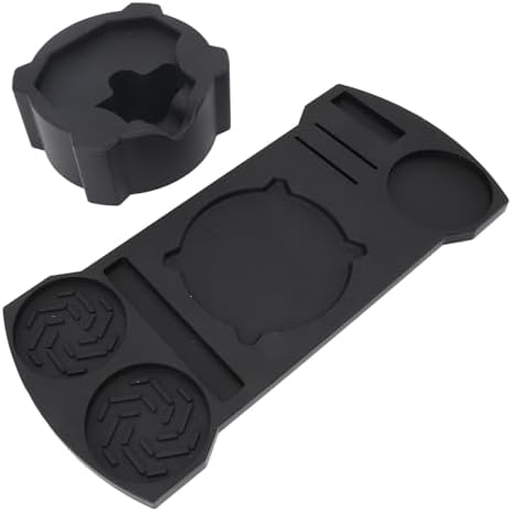 Yosoo Coffee Tamper Stand 3 in 1 Silicone Tamping Station 51mm 53mm 58mm with Portafilter Holder Mat for Coffee Bar Accessories Organization - Image 2
