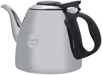 Stainless Steel Teapot, Stove Top Teapot Tea Coffee Pot Kettle, Coffee Kettle, Hot Water Heater for Camping, Home, Kitchen(1.5L) by VBESTLIFE