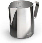 Barista Milk Jug with Latte Art Pen Stainless Steel 600ml Silver - Image 2