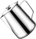 Luxshiny 20 oz Milk Frothing Pitcher, Stainless Steel 600ml Milk Can Coffee Frothing Cup Milk Jug Coffee Cup Used to Make Cappuccino Latte by Luxshiny