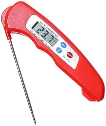 Foldable Meat Thermometer - Stainless Steel Food Probe, Digital Cooking by Unknown