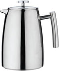Belmont 3 Cup Double Walled Cafetiere Coffee Maker, Mirror Finish, 350ml by Caf%C3%A9+Stal