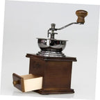 Manual Coffee Bean Grinder Wood and Metal Adjustable Thickness - Image 3