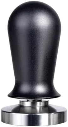 Calibrated Espresso Coffee Tamper 30lb Spring Loaded Elastic Coffee Tamper Aluminum/Wooden Stainless Steel Coffee Powder Hammer(Black Tamper-51mm) by Unknown