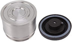 Sanpyl Vacuum Coffee Canister Food Storage Container, 304 Stainless Steel Airtight Food Storage Containers, Press Type Vacuum Sealed Container for Coffee Beans Tea Cereal (1100ML - Image 4