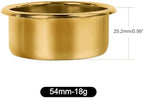 Coffee Filter Basket -Matrix, Stainless Steel Espresso Filter Basket For Bottomless Portafilter(Glod 54MM (18g)) - Image 2