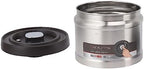 Stainless Steel Coffee Canister,Vacuum Sealed Coffee Container 304 Stainless Steel Press Type Airtight Food Storage Container for Coffee Beans Tea Nuts 1100ML Stainless Steel Color(1600ML-Silver) - Image 4