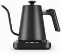 Yajuyi Electric Kettle Gooseneck Pour Over Temperature Control With Long Curved Spout And Stable Lid 304 Stainless Steel suitable for station tea, Black by Yajuyi