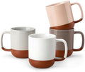 MALACASA Ceramic 16oz Coffee Mugs Set of 4, Multicolor by MALACASA