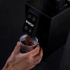 MACAP LEO 55 Touch Burr Coffee Grinder, Chrome – 55mm Flat Burrs, Compact & Quiet, Stepless Micrometric Adjustment, Precision Grinding, Home Espresso Machine Compatible, Touch Screen - Image 5