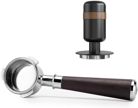 54mm Espresso Tools Set | Bottomless Portafilter | Black Calibrated Tamper | Fit Breville & Sage Barista Machine by CrossCreekLLC