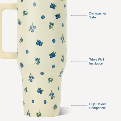 HydroJug Traveler 40oz, Insulated Tumbler with Handle & Straw, Freshly Pick'd - Image 3