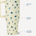 HydroJug Traveler 40oz, Insulated Tumbler with Handle & Straw, Freshly Pick'd - Image 3