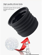 Silicone Coffee Grinder Blower Hopper-Cleaning Tool Compatible with Breville-BES870 BES880 BCG820, Easy Press Bean Bin Accessory, Black for Espresso Use(C) - Image 5