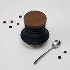 Coffee Cleaning Bellows Air Blower Bean Reservoir Wooden Top Appliance Part for Grounds Removal Suitable for Baristas - Image 5