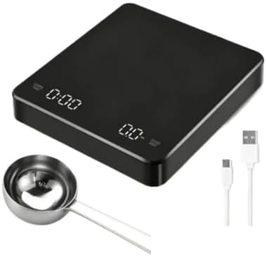 Digital Coffee Scale with Timer, 3kg 0.1g for Espresso & Pour-Over - Image 2