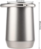 Dosing Cup, 54mm Espresso Coffee Dosing Cup, Anti Flying Powder Feeder Cup, Aluminium Alloy Coffee Dosing Mug for 8 Series Coffee Machine (Silver) - Image 7