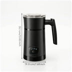 Industrial Frother Electric Milk Frother Warmer Automatic Milk Heater With Simple Control Panel And 350ml Capacity For Lattes Cappuccinos Hot Chocolates Suitable for home kitchen - Image 7