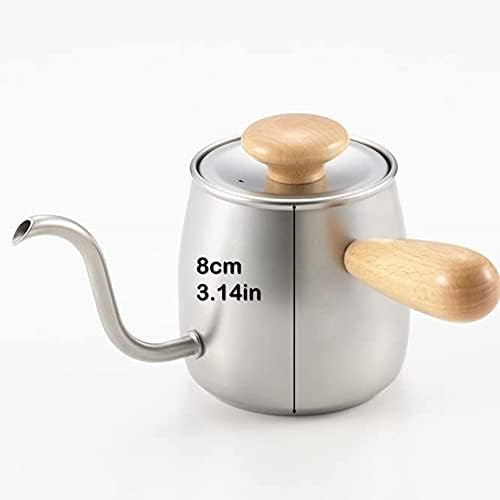 Miyazaki Seisakusho MCO-5 Miyacoffee Drip Pot, For One Cup, 0.1 fl oz (0.4 L), Not Direct Fire, White Beach - Image 2