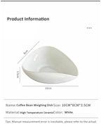 Pottery/Wooden Coffee Bean Bowl Dosing Cup Coffee Weighing Plate Espresso Dosing Cup Tea Leaf Display Tray Accessories(Type s) - Image 7