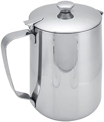 Zerodis Milk Frother Cup, Stainless Steel Milk Frothing Pitcher Latte Cup with Ergonomic Handle Spout Coffee Cup Mug Metal Steamer Cup for Home Coffee Milk Making (2000ml) - Image 7