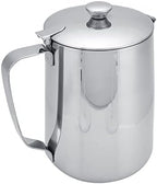 Zerodis Milk Frother Cup, Stainless Steel Milk Frothing Pitcher Latte Cup with Ergonomic Handle Spout Coffee Cup Mug Metal Steamer Cup for Home Coffee Milk Making (2000ml) - Image 7