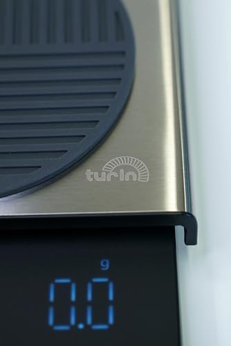 Turin Pour Over Scale by Turin Grinders | USB/C Rechargeable Coffee Scale with Brew Ratio Calculator, 0.1g Precision, and Multiple Unit Modes - Image 3