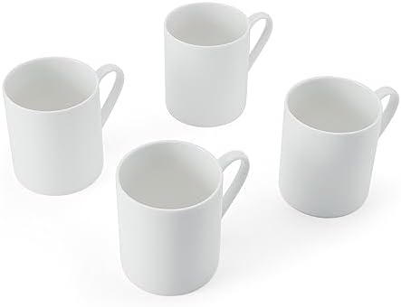 MIKASA Egret 4pc Fine China Mug Set, 380ml, Gift Boxed - Image 3