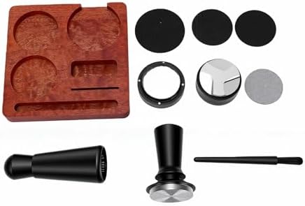 7 PCS Espresso Accessories Kit, 51mm Coffee Tamper with Tamping Station, WDTs Tool, Dosing Funnel, Distributor, Dosing Funnel, Brush and Puck Screen, Versatile for Home - Image 7