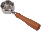 58mm Bottomless Portafilter with 2 Ears Solid Wood Handle Coffee Portafilter For GAGGIA For For Beech Color, Multifunctional Accessory For Home Use (Style 4) - Image 5