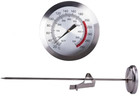3 Pcs Deep-Fried Pot Thermometer Can Opener Electric Coffee Thermometer Digital Stainless Steel Probe with Fixed Clip Turkey Roasting Rack BBQ Deep Fry Frying Pan Food (Silverx3pcs 23X5.4X5.4CMx3pcs) - Image 5