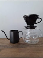 SODEF Ceramic V60 Coffee Brewing Set 600ml with Dripper and Carafe for Pour Over Coffee - Image 2