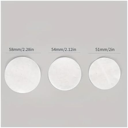 100Pcs Coffee Paper Filter For Machines Fits 51/53/58mm, Filters Accessories(White,53mm) - Image 3