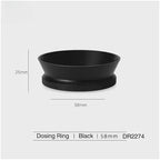 Magnetic Dosing Funnel 51/53 / 58mm,Espresso Ring Anti-Spill With Strong Magnet Fit Portafilter Barista Accessories(58mm Black) - Image 2