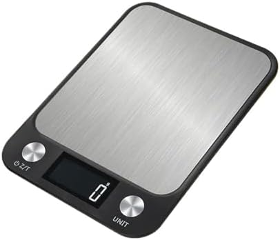 Electronic Scale, Kitchen 5kg/10kg Table Scale Digital Stainless Steel Commercial High-Precision Electronic Balance Tool,for Meal Prep, Baking and Cooking(10Kg 1g) by Unknown