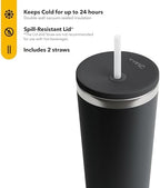 RTIC 28oz Everyday Tumbler, Insulated, Ceramic Lined, Black - Image 2