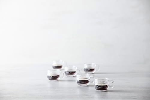 Fortessa Jupiter Glass, 3 Ounce Espresso Cup (Set of 6), Clear - Image 2
