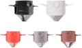 Foldable Portable Coffee Filter Maker Stainless Steel Drip Tea Holder Reusable Paperless Pour Over Dripper(Colorful) by Unknown