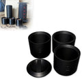 3 x 16g coffee bean tins, 48g Storage Set Compatible with Aeropress Coffee Maker, Stackable Travel Case Inserts, Internal Screw-In Design Portable Coffee Organizer Accessory by Unknown