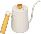 Gooseneck 20 Oz Pour Over Coffee Kettle (White) - Image 2