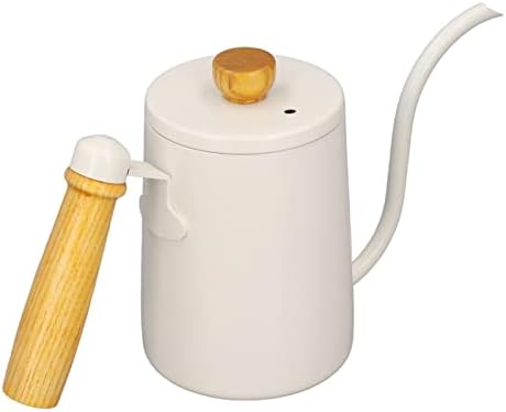 Gooseneck 20 Oz Pour Over Coffee Kettle (White) - Image 2