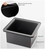 Espresso Coffee Knock Box, Large Coffee Coffee Grounds Knock Box Container Coffee Machine Accessories, Stainless Steel Coffee Bin Grind Knock Out Box with Removable Knock Bar and Non Slip Base - Image 4