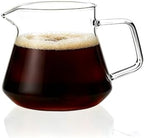 CNGLASS Glass Coffee Carafe, Pour Over Coffee Server, 17oz Coffee Pot for Tea & Cold Brew by CNGLASS