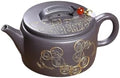 Tea Kettle Household Single-Brew Teapot Office Sky Blue Coin Han Tile Teapot Tea Set Ceramic Tea Infuser by Unknown