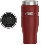 THERMOS Stainless King Stainless Steel Tumbler, 16oz, Rustic Red by Thermos