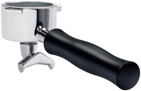 Normcore 51mm Double Spout Portafilter 3 Ear Fits Delonghi Dedica EC680 and EC685, and SMEG & EUPA Coffee Machines Anodized Aluminum Handle with 18g Filter Basket - Image 5