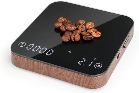 KitchenTour Coffee Scale with Timer, Rechargeable Espresso Scale, 0.1g/2kg by KKitchenTour