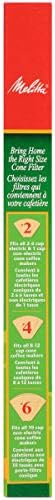 Melitta #6 Unbleached Coffee Filters, Natural Brown Cone Filters, 12-Pack - Image 4