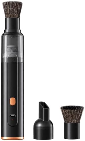 Coffee Vacuum for Homtone Single Serve Coffee Maker 2022–2026, Handheld Cleaner with Brush Attachment and Narrow Nozzle for Coffee Grounds, Grinder Areas and Countertops,A Black by QLGVYGT