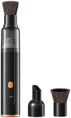 Coffee Vacuum for Homtone Single Serve Coffee Maker 2022–2026, Handheld Cleaner with Brush Attachment and Narrow Nozzle for Coffee Grounds, Grinder Areas and Countertops,A Black by QLGVYGT